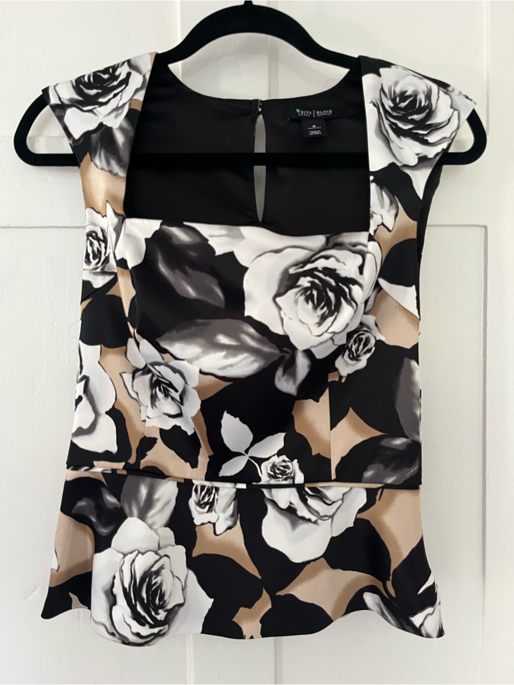 WHBM Cap Sleeve/Sleeveless Top in satin, women’s 6